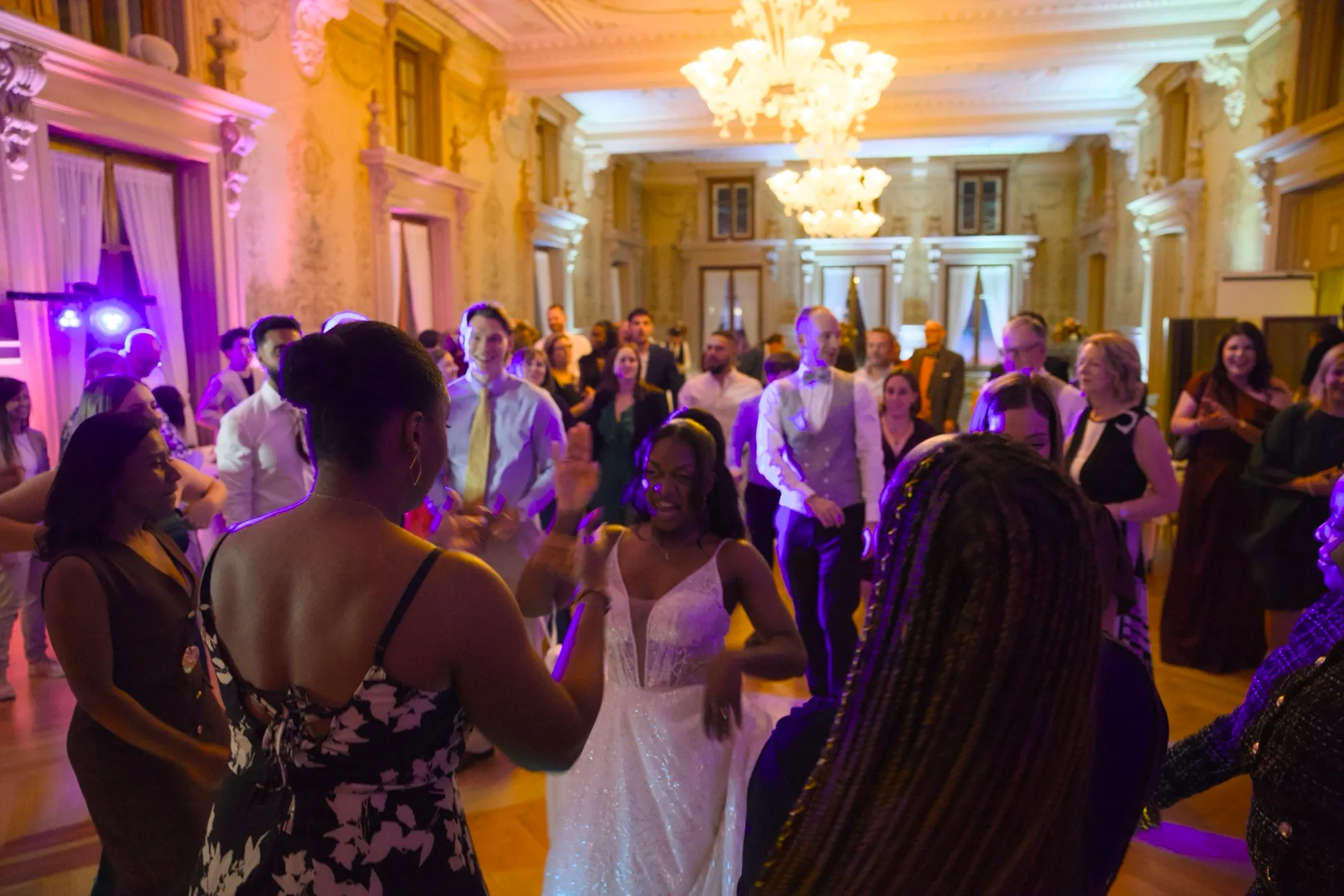 Guests on the dance floor