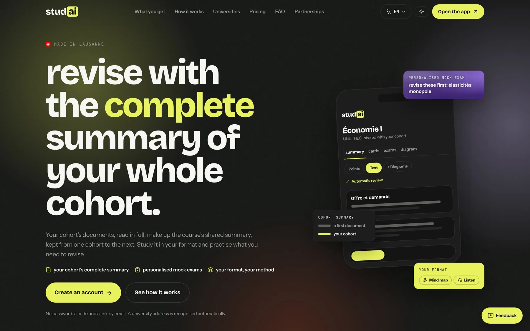 STUDAI website