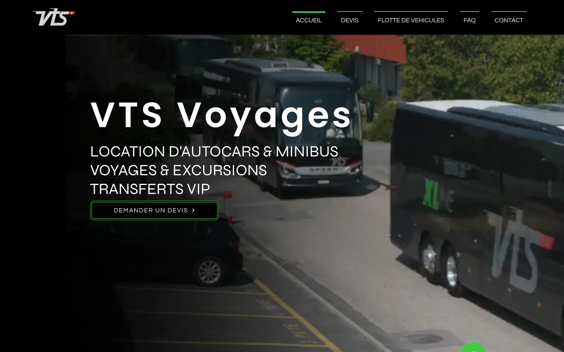 VTS Voyages website
